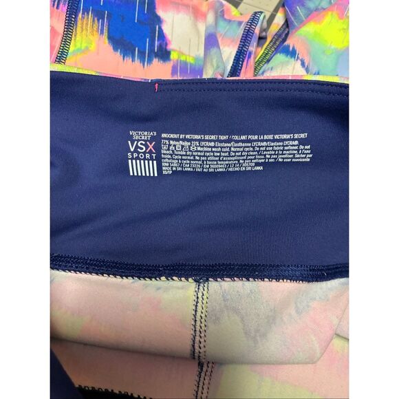 VSX Sport by Victorias Scret Sports Bra and Leggings Set in Rainbow Size XS/34B - Picture 7 of 8